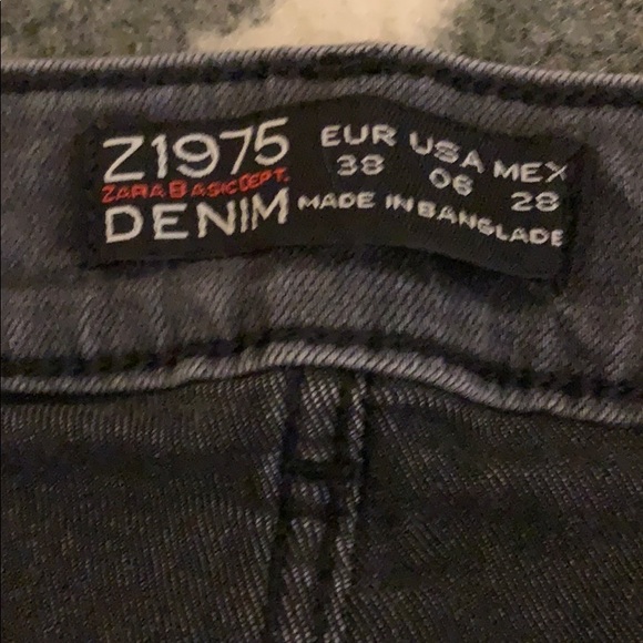 Zara | Jeans | Zara Skinny Jeans Dark Grey | Poshmark